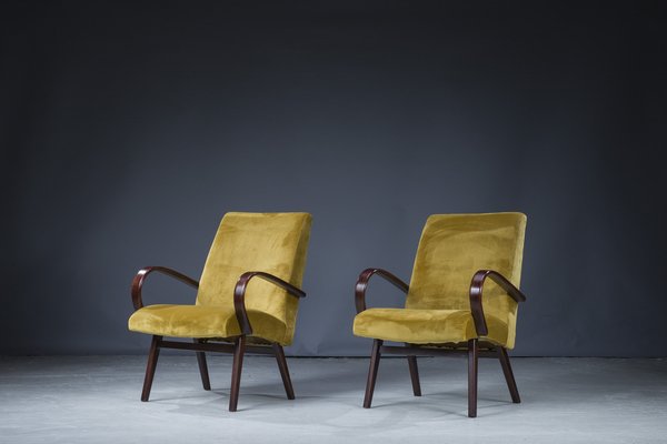 Armchairs by Jaroslav Smidek for Ton, 1960s, Set of 2-ZZH-1283369