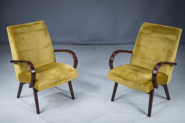 Armchairs by Jaroslav Smidek for Ton, 1960s, Set of 2-ZZH-1283369