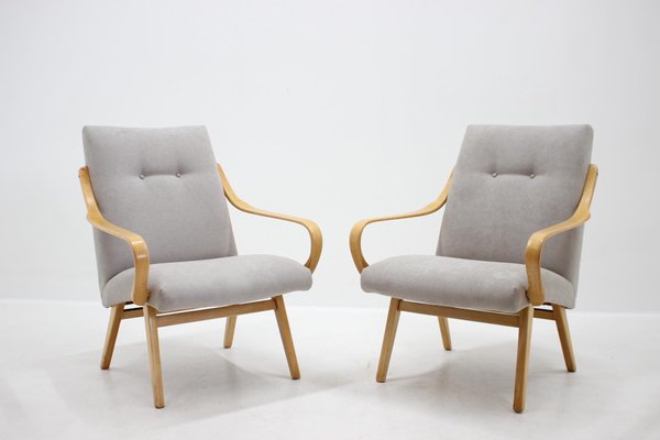 Armchairs by Jaroslav Smidek for Ton, 1960s, Set of 2-TZ-1287099