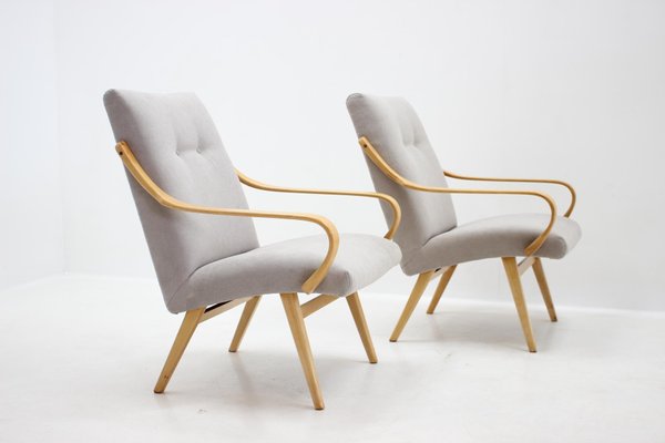 Armchairs by Jaroslav Smidek for Ton, 1960s, Set of 2-TZ-1287099