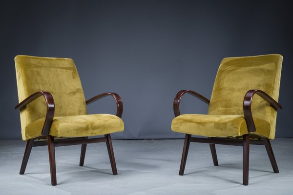 Armchairs by Jaroslav Smidek for Ton, 1960s, Set of 2-ZZH-1283369