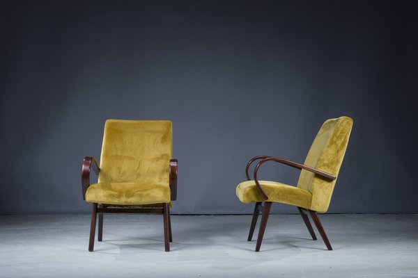 Armchairs by Jaroslav Smidek for Ton, 1960s, Set of 2-ZZH-1283369