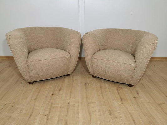 Armchairs by Jindrich Halabala, 1930s, Set of 2