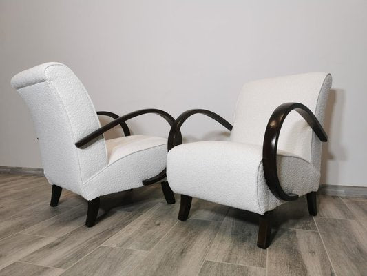 Armchairs by Jindrich Halabala, 1940s, Set of 2-QJA-1779652