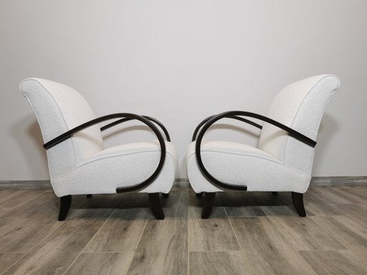 Armchairs by Jindrich Halabala, 1940s, Set of 2-QJA-1779652