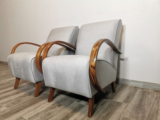 Armchairs by Jindrich Halabala, 1940s, Set of 2-QJA-1741781