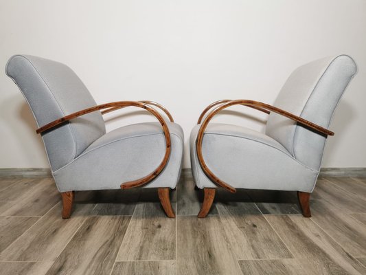 Armchairs by Jindrich Halabala, 1940s, Set of 2-QJA-1741781