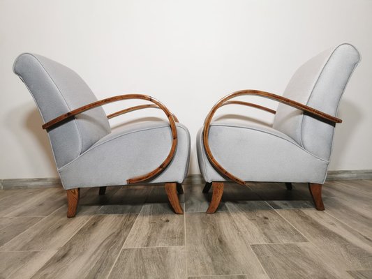 Armchairs by Jindrich Halabala, 1940s, Set of 2-QJA-1741781