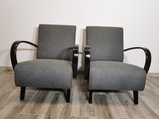 Armchairs by Jindrich Halabala, 1940s, Set of 2-QJA-1730505