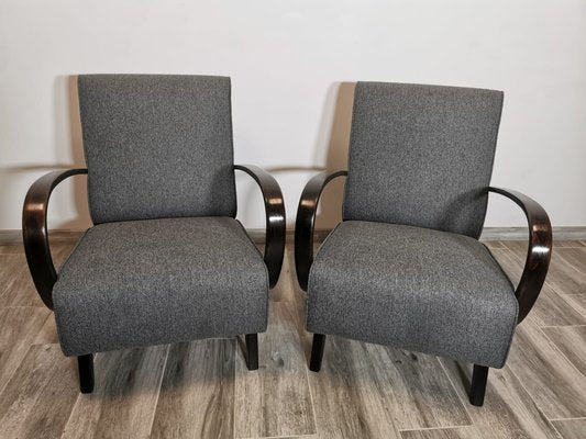 Armchairs by Jindrich Halabala, 1940s, Set of 2-QJA-1730505