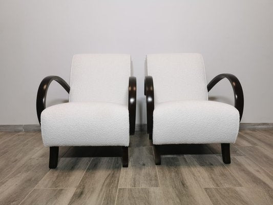 Armchairs by Jindrich Halabala, 1940s, Set of 2-QJA-1779652