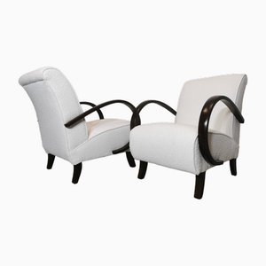 Armchairs by Jindrich Halabala, 1940s, Set of 2-QJA-1779652