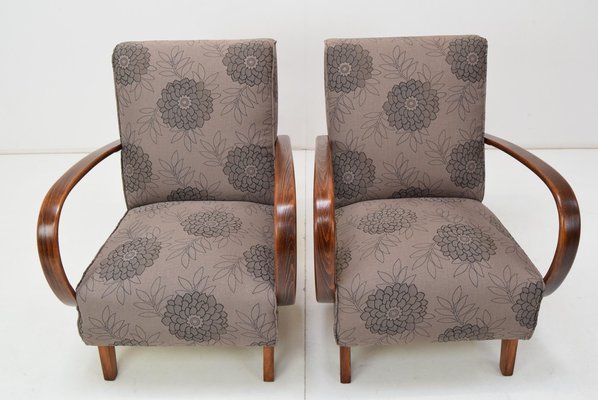 Armchairs by Jindrich Halabala, 1950s, Set of 2-TZ-1317155