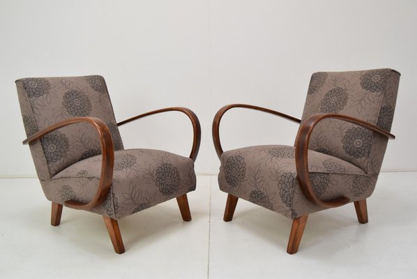 Armchairs by Jindrich Halabala, 1950s, Set of 2-TZ-1317155