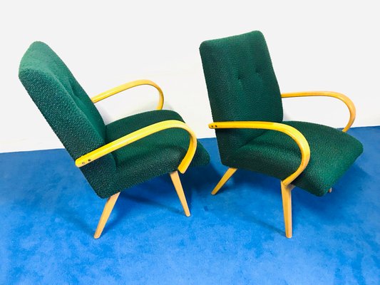 Armchairs by Jindrich Halabala, 1960s, Set of 2-JXK-1001411