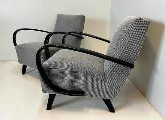 Armchairs by Jindrich Halabala for Up Závody, 1950s, Set of 2-KWR-1800546