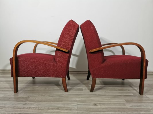 Armchairs by Jindrich Halabala for Up Závody, 1960s, Set of 2-QJA-1637137