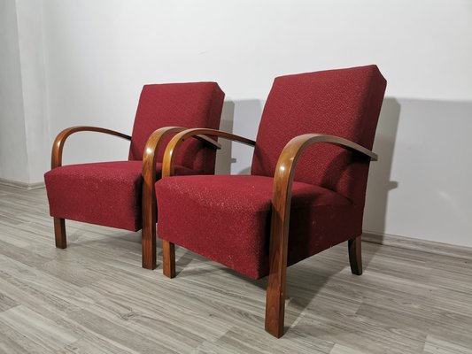 Armchairs by Jindrich Halabala for Up Závody, 1960s, Set of 2-QJA-1637137