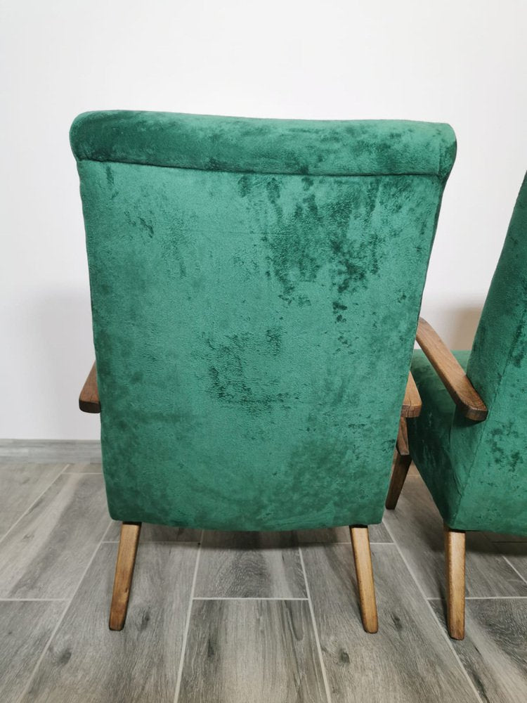 Armchairs by Jindřich Halabala, Set of 2