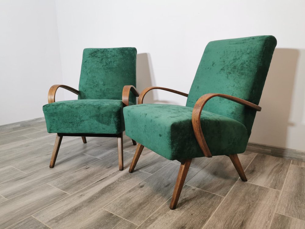 Armchairs by Jindřich Halabala, Set of 2-KGI-968884