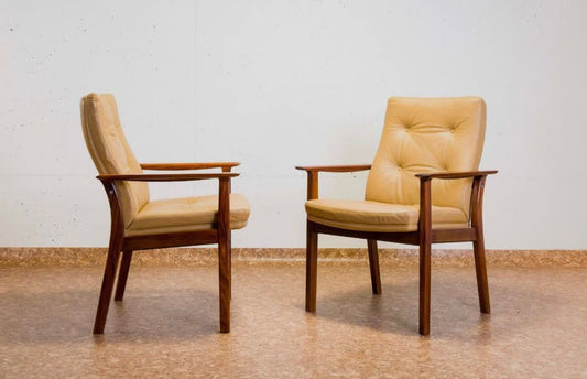 Armchairs by Jorgen Postborg for Sibast, 1965, Set of 2