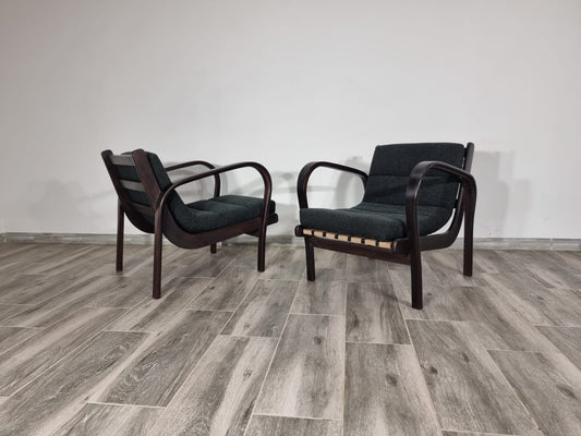 Armchairs by K. Kozelka & A. Kropacek, 1950s, Set of 2