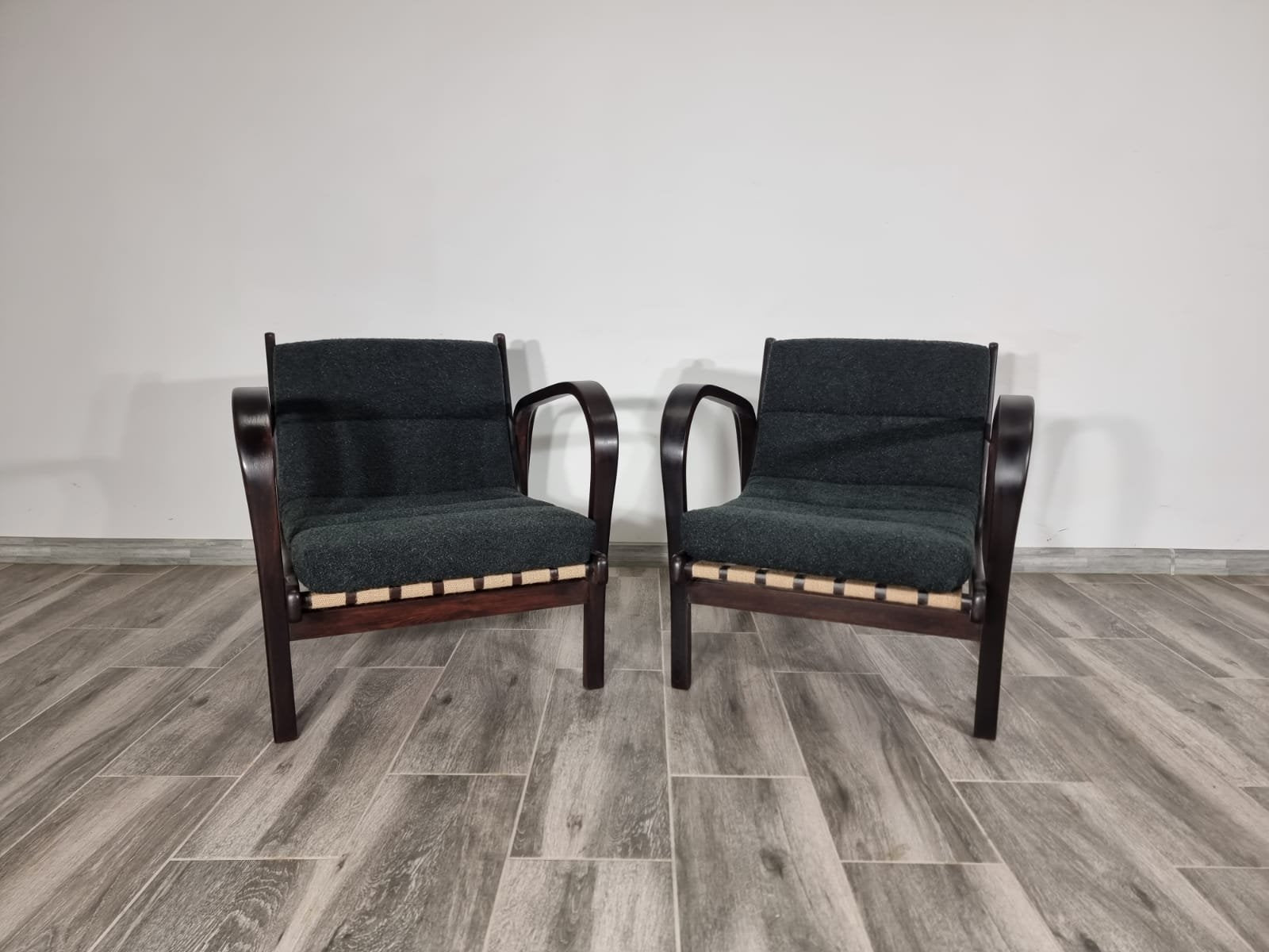 Armchairs by K. Kozelka & A. Kropacek, 1950s, Set of 2