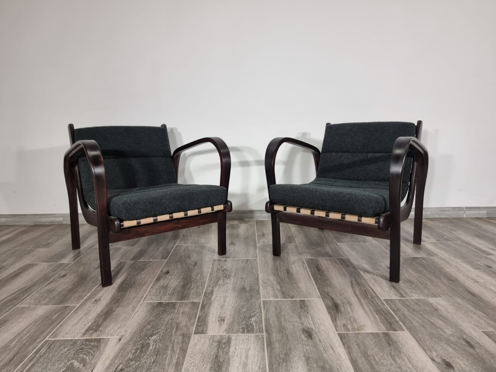 Armchairs by K. Kozelka & A. Kropacek, 1950s, Set of 2