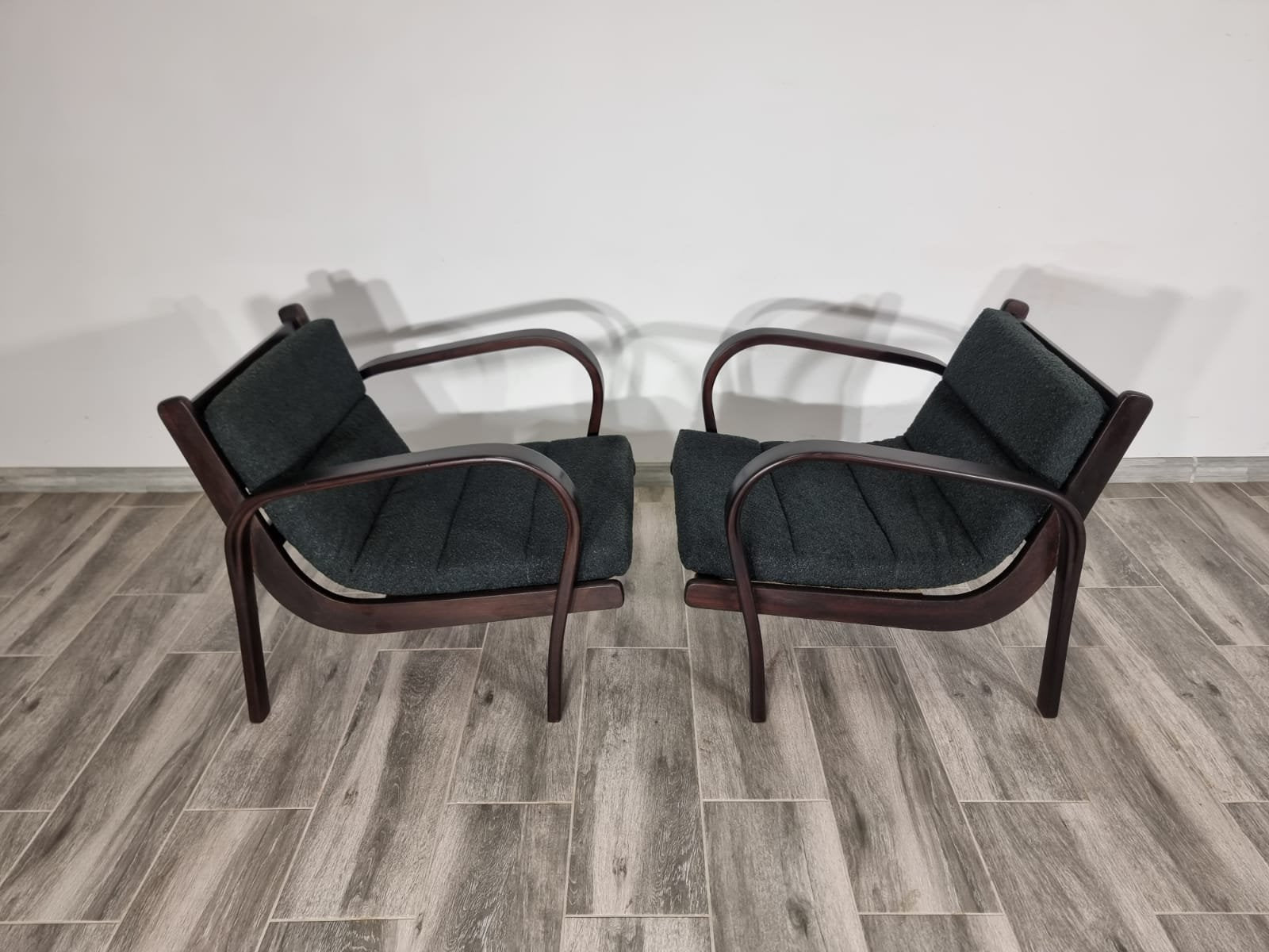 Armchairs by K. Kozelka & A. Kropacek, 1950s, Set of 2