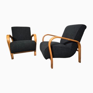 Armchairs by K. Kozelka & A. Kropacek, 1950s, Set of 2-QJA-2034765