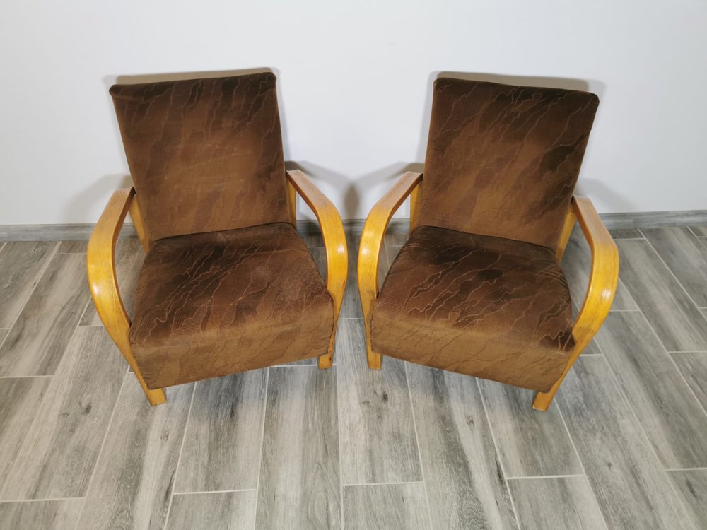 Armchairs by K. Kozelka & A. Kropacek, Set of 2