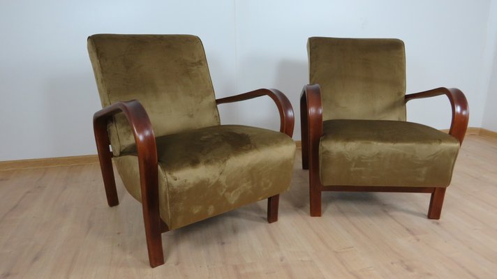 Armchairs by K. Kozelka & A. Kropacek, Set of 2-QJA-1083126