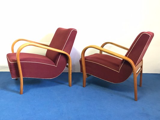 Armchairs by Kropáček and Taner, 1950s, Set of 2-JXK-1174762