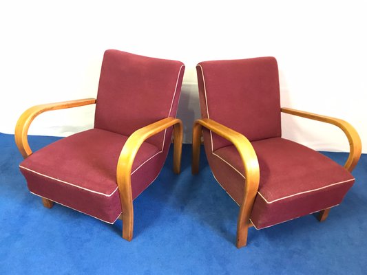 Armchairs by Kropáček and Taner, 1950s, Set of 2-JXK-1174762