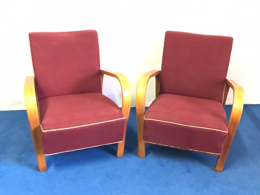 Armchairs by Kropáček and Taner, 1950s, Set of 2-JXK-1174762