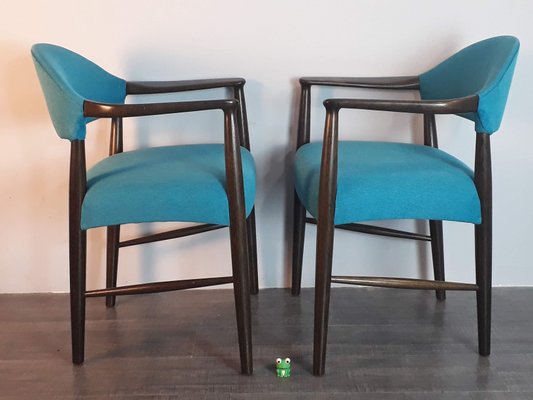 Armchairs by Kurt Olsen for Slagelse Møbelværk, 1950s, Set of 2-EYI-374718