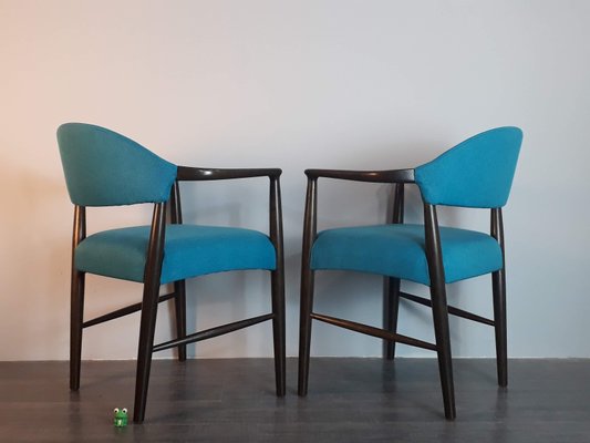 Armchairs by Kurt Olsen for Slagelse Møbelværk, 1950s, Set of 2-EYI-374718