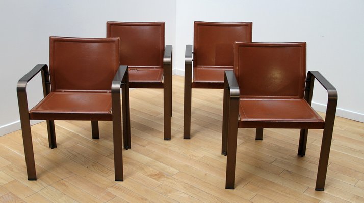 Armchairs by Matteo Grassi, 1980s, Set of 4-NMC-1760323