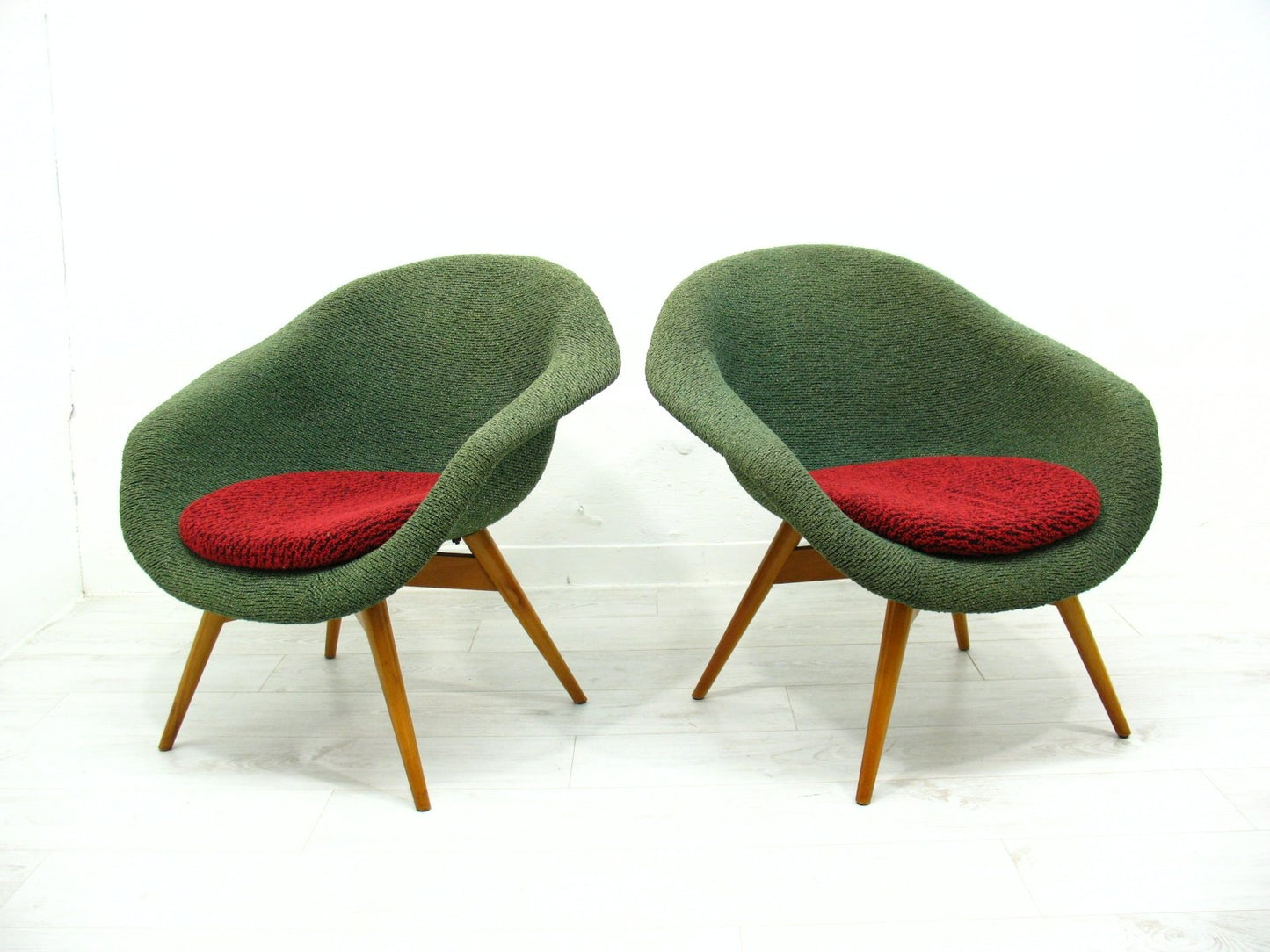 Armchairs by Miroslav Navratil for Cesky Nabytek, 1970s, Set of 2