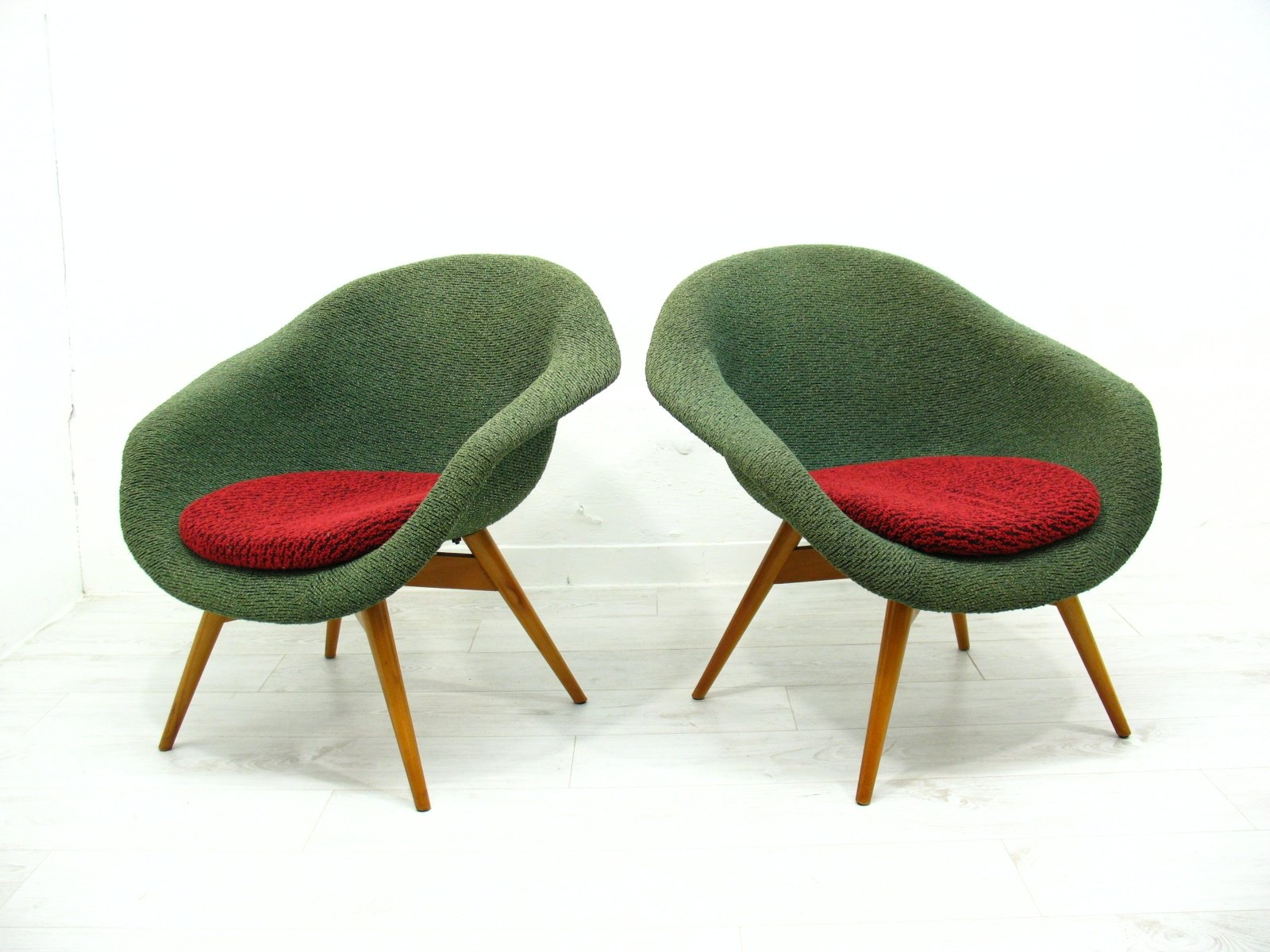 Armchairs by Miroslav Navratil for Cesky Nabytek, 1970s, Set of 2