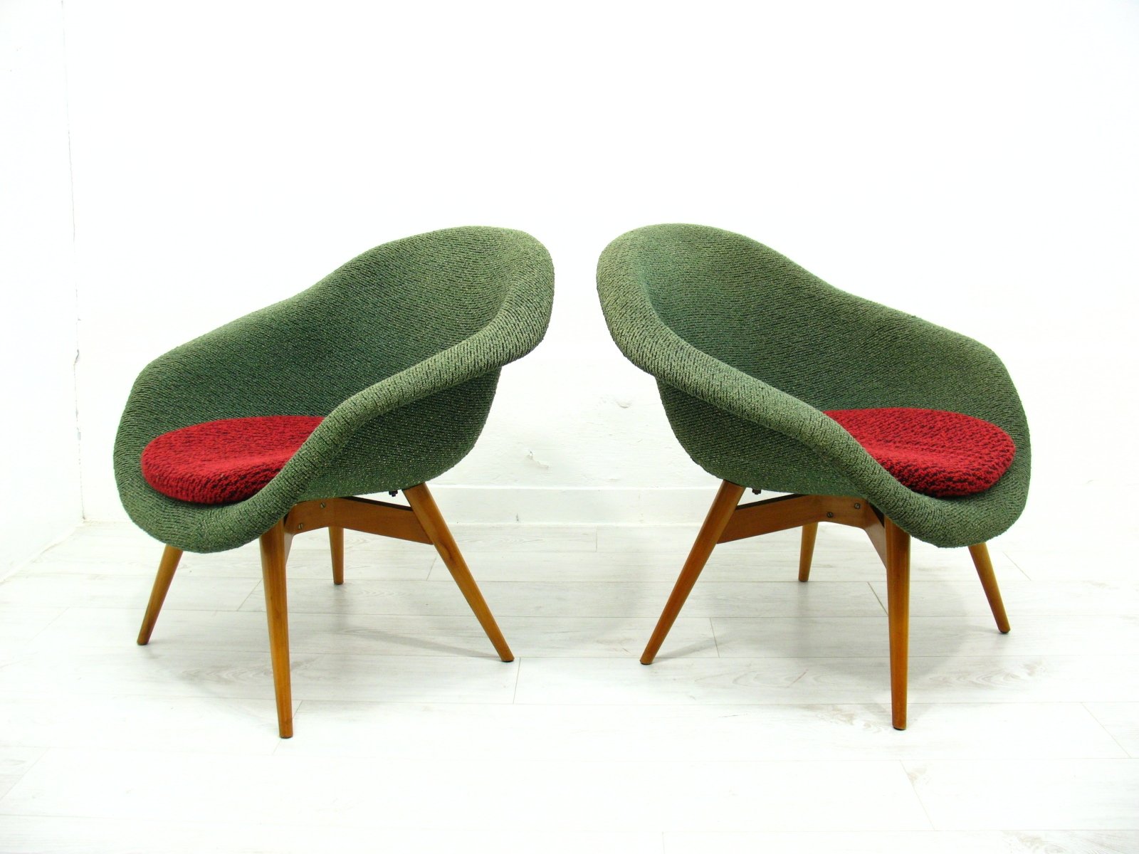 Armchairs by Miroslav Navratil for Cesky Nabytek, 1970s, Set of 2