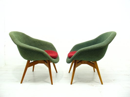 Armchairs by Miroslav Navratil for Cesky Nabytek, 1970s, Set of 2-WVA-1945983