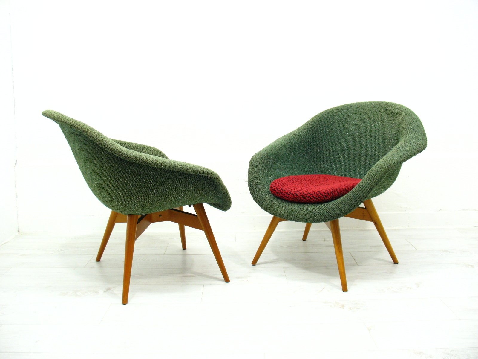 Armchairs by Miroslav Navratil for Cesky Nabytek, 1970s, Set of 2