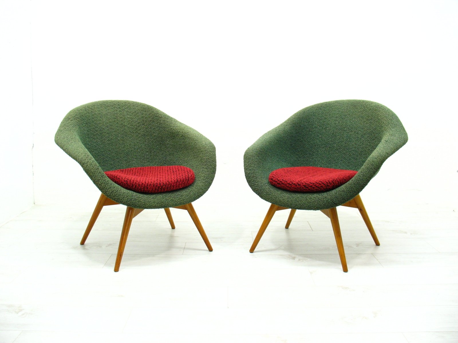 Armchairs by Miroslav Navratil for Cesky Nabytek, 1970s, Set of 2