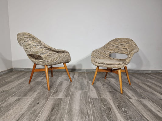 Armchairs by Miroslav Navratil, Set of 2