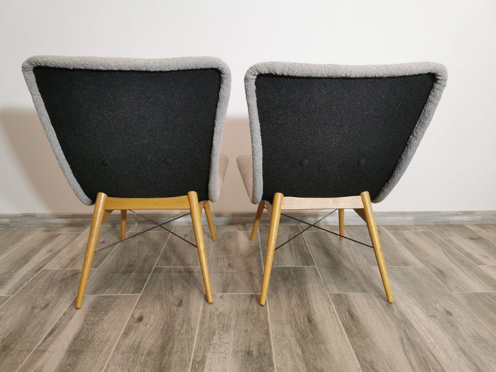 Armchairs by Miroslav Navratil, Set of 2