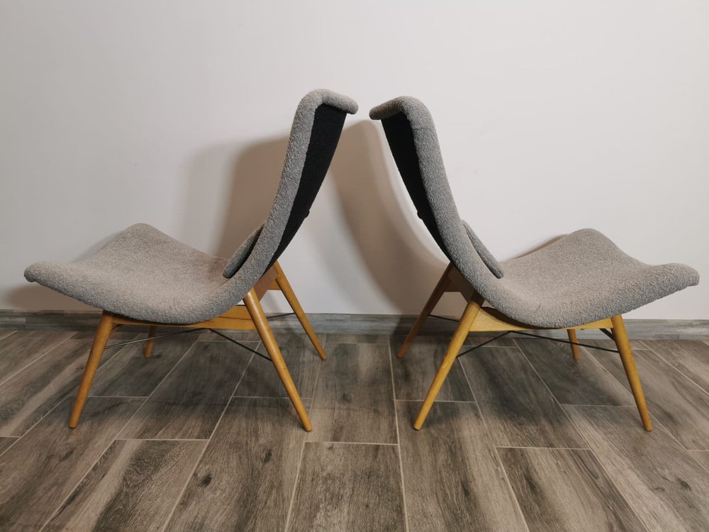 Armchairs by Miroslav Navratil, Set of 2