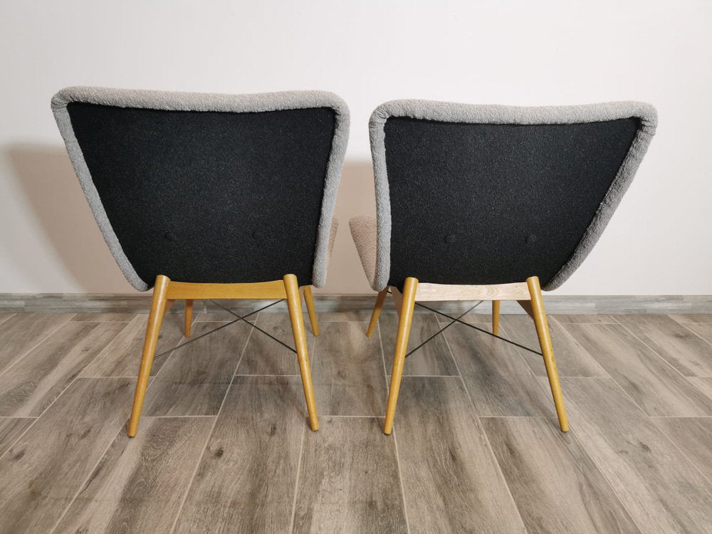 Armchairs by Miroslav Navratil, Set of 2