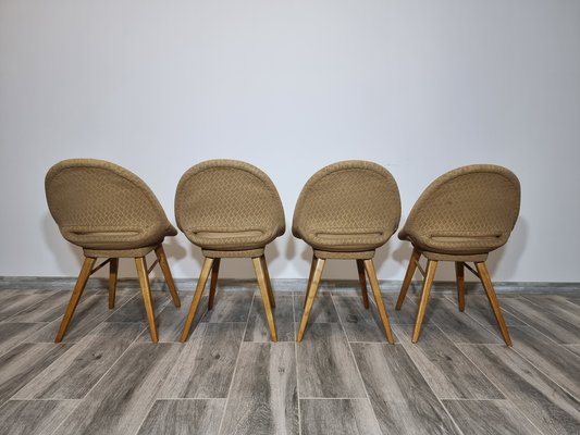 Armchairs by Miroslav Navratil, Set of 4-QJA-1327838