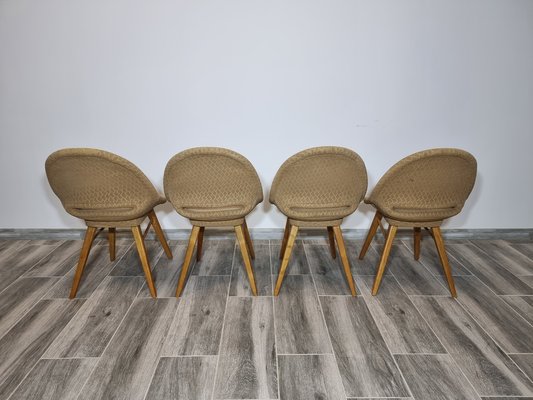 Armchairs by Miroslav Navratil, Set of 4-QJA-1327838